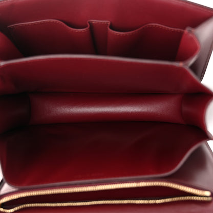Celine Box Calfskin Medium Classic Box Flap Bag Burgundy 5 of 14