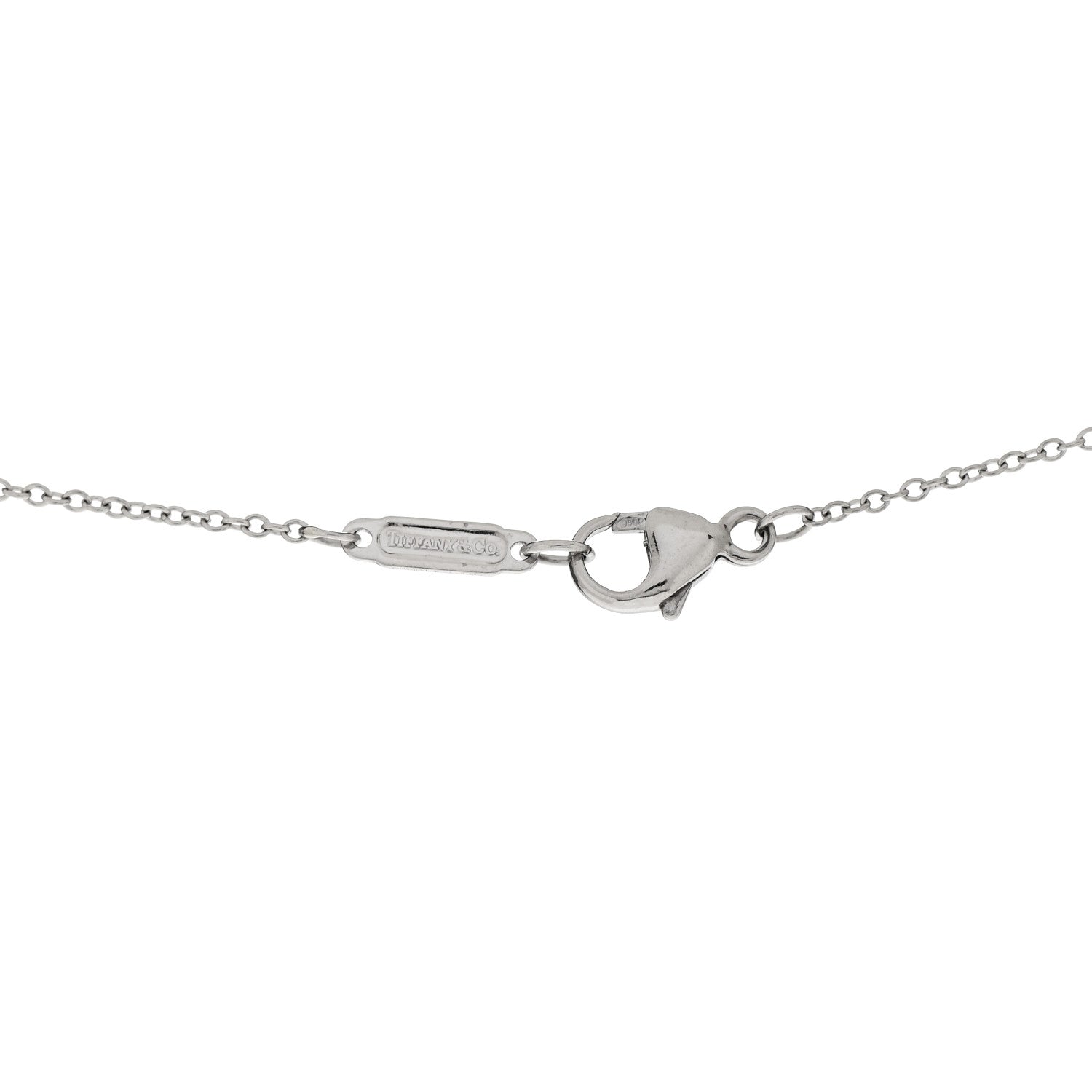 Tiffany Platinum Diamond Jazz Double Drop Pendant Necklace 5 of 6