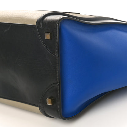 Celine Elephant Calfskin Mini Tri-Color Luggage Beige 9 of 14