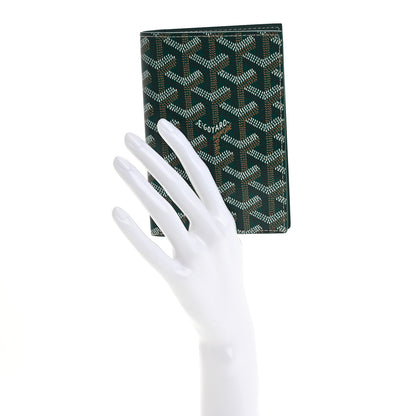 Goyard Goyardine Passport Wallet Green 2 of 11
