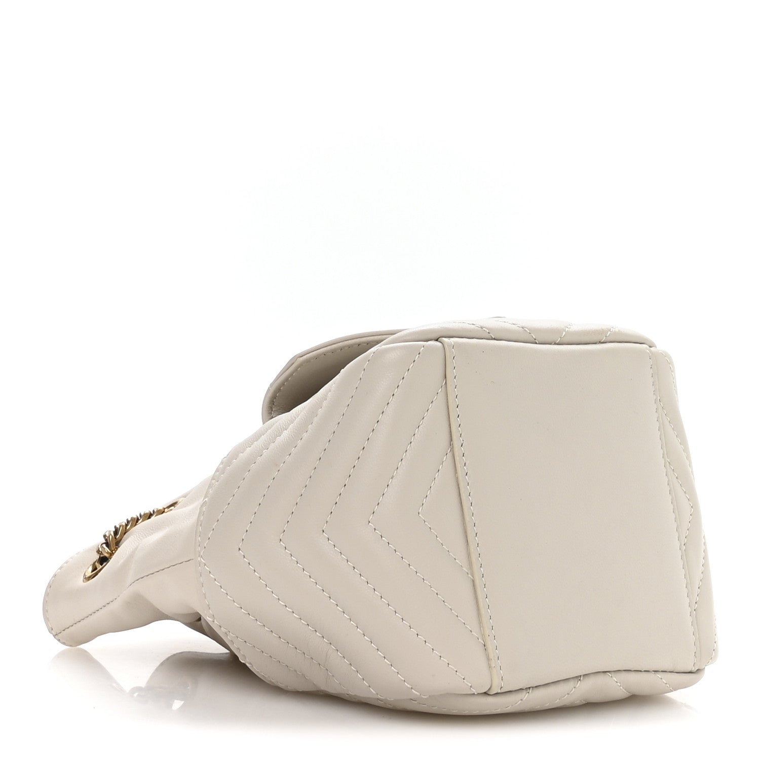 Saint Laurent Lambskin Matelasse Monogram Joe Nano Bucket Bag Crema Soft 6 of 21