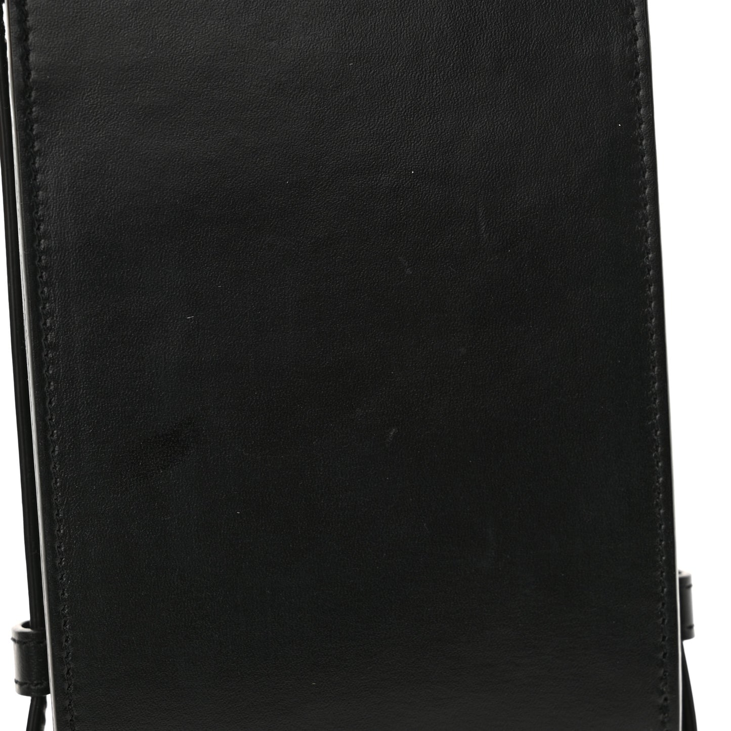 Calfskin Phone Holder Crossbody Black