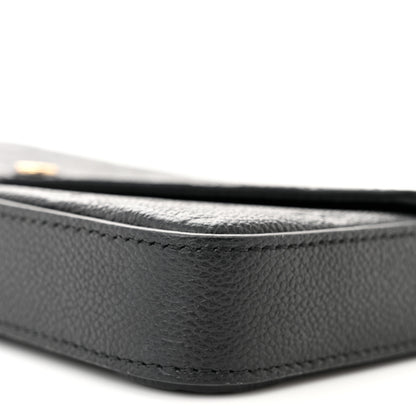 Louis Vuitton Empreinte Pochette Felicie Chain Wallet Black 10 of 10