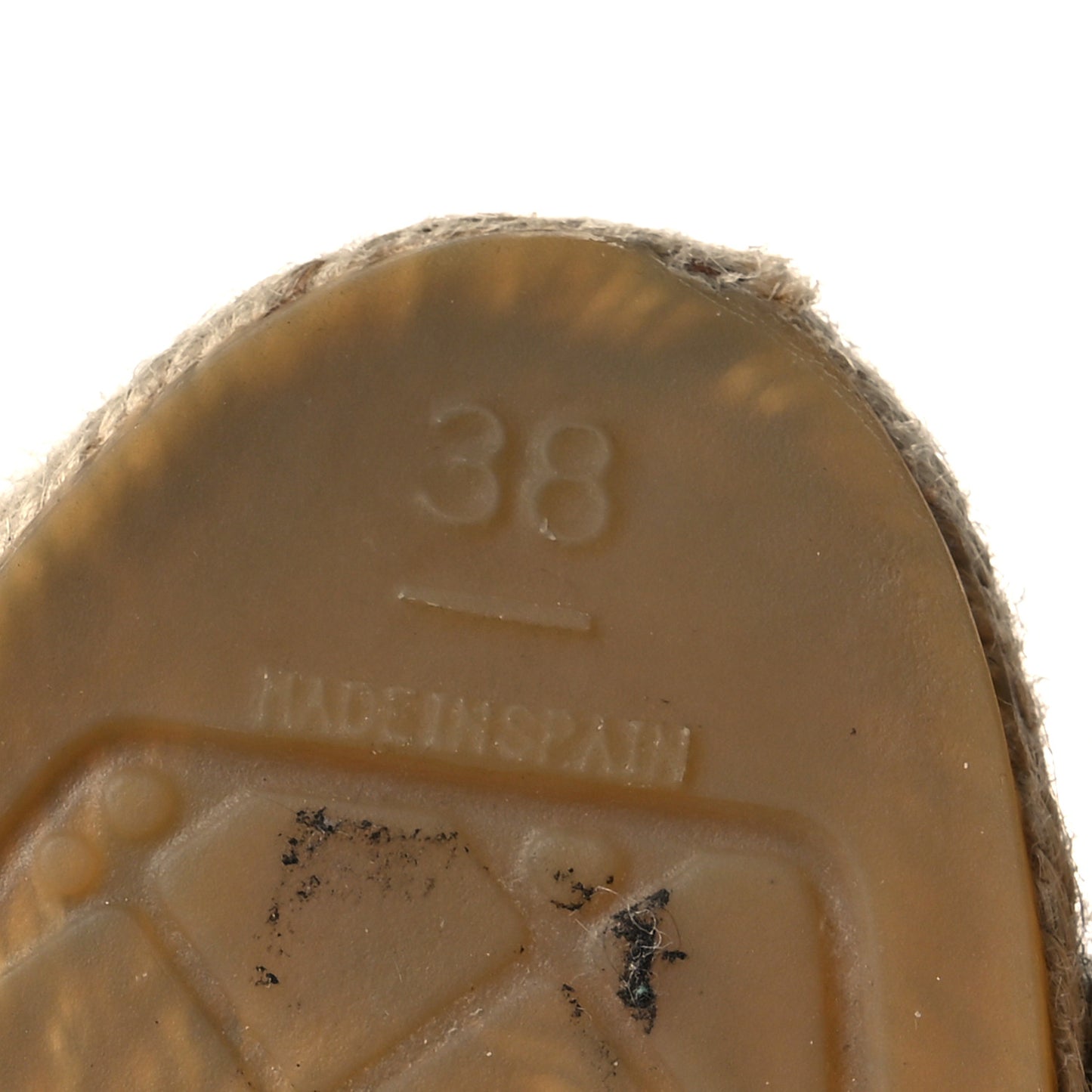 Lambskin CC Espadrilles 38 Black