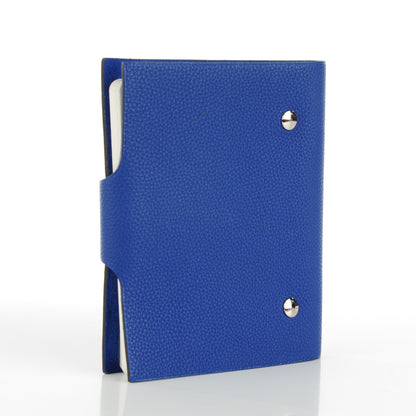 Hermes Togo Ulysse PM Notebook Cover Bleu Electrique 3 of 7