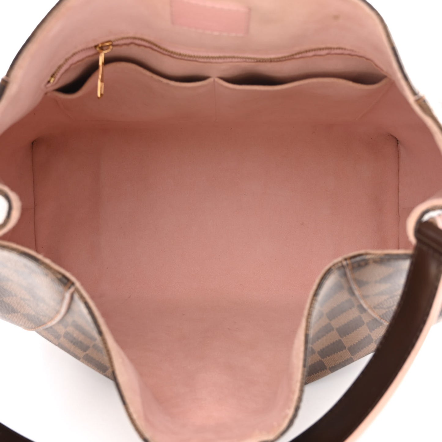 Damier Ebene Caissa Hobo Rose Ballerine