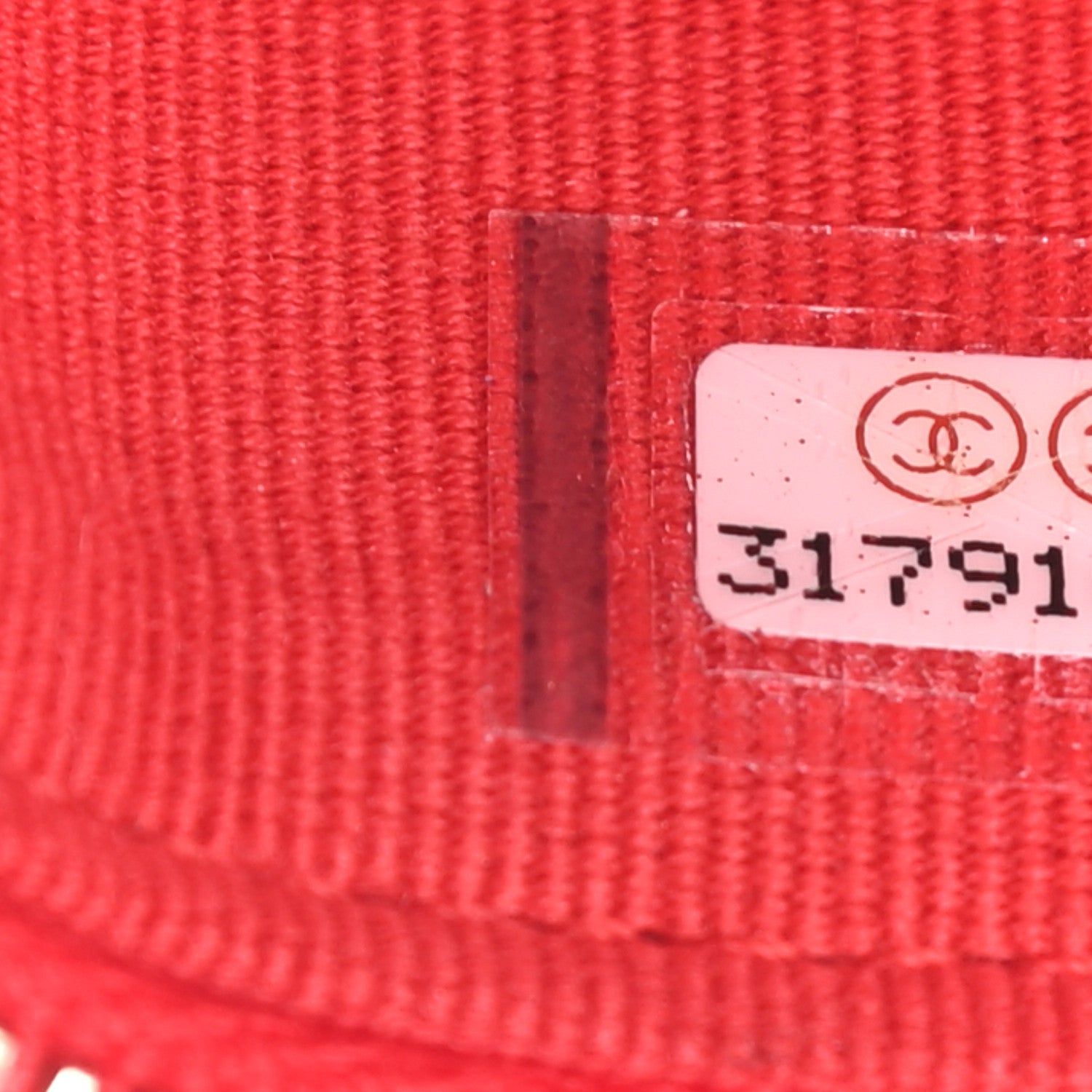 Chanel Caviar Quilted Small Vanity Case With Chain Red 7 of 11