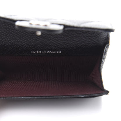 Chanel Caviar Quilted Flap Card Holder Black 5 of 11