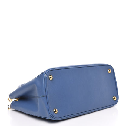 Prada Saffiano Small Galleria Double Zip Tote Cobalto 4 of 12