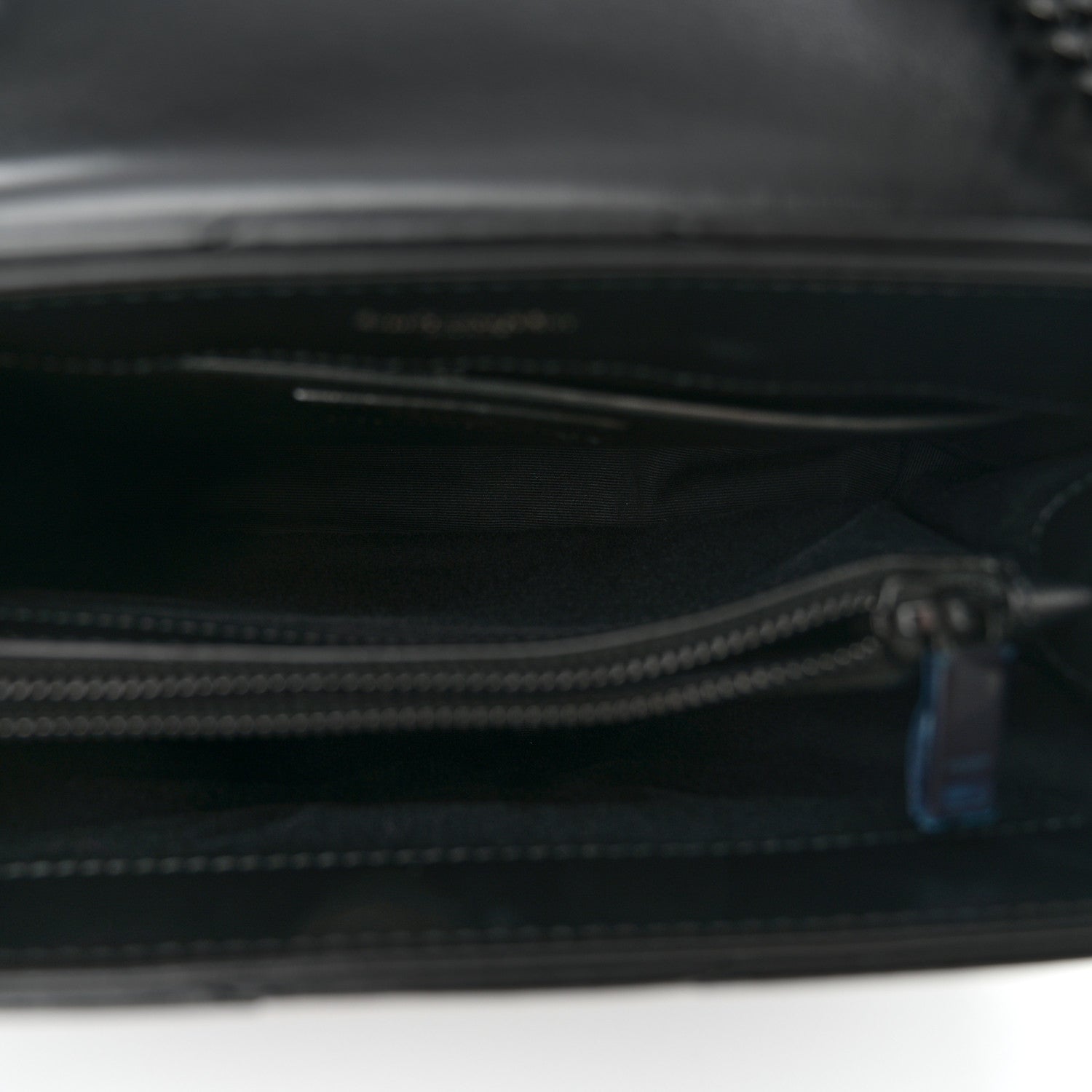 Saint Laurent Calfskin Y Quilted Monogram Monochrome Small Loulou Chain Satchel Black 5 of 9