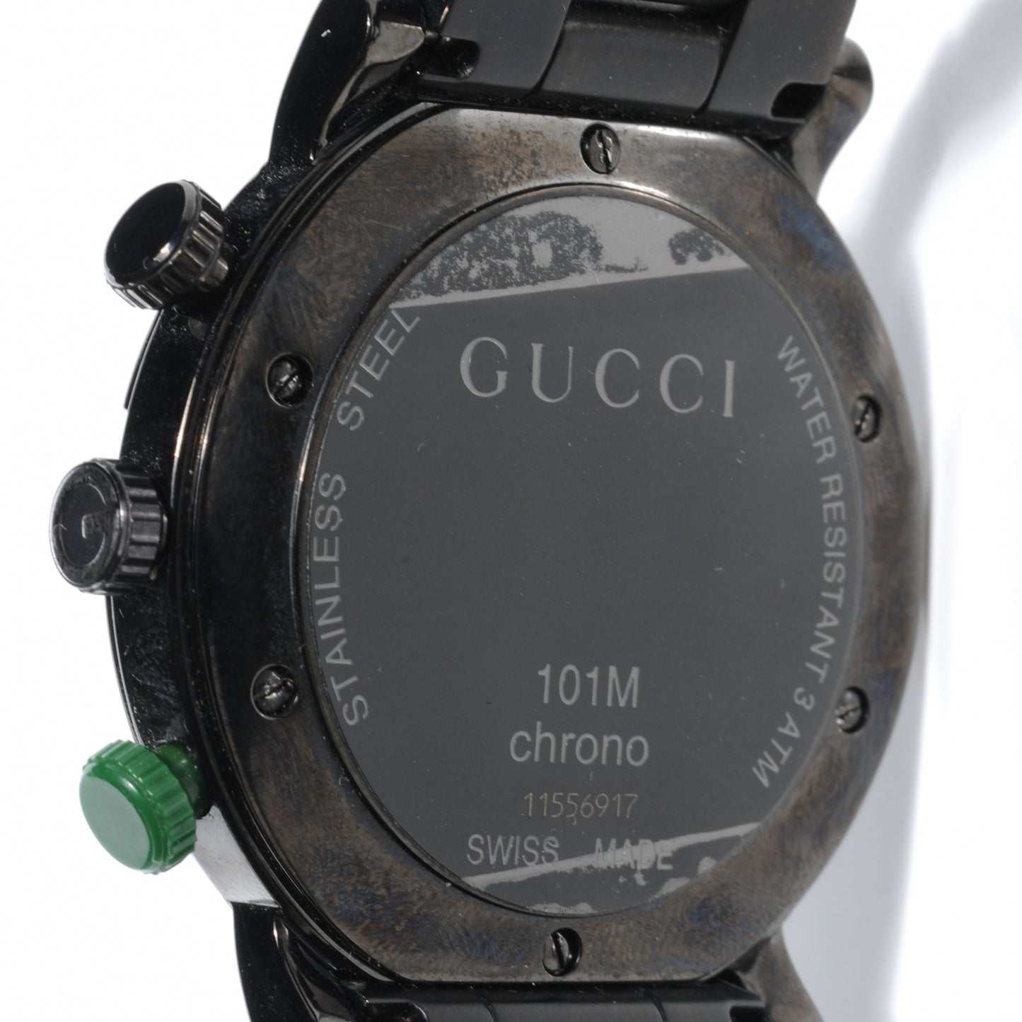 PVD Stainless Steel 44mm 101M G-Chrono Quartz Watch Black