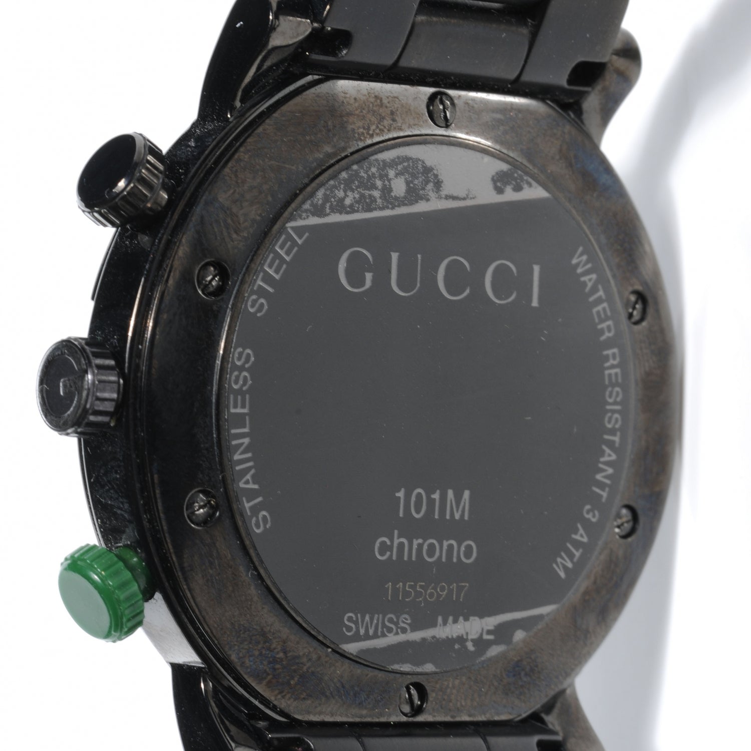 Gucci PVD Stainless Steel 44mm 101M G-Chrono Quartz Watch Black 6 of 6