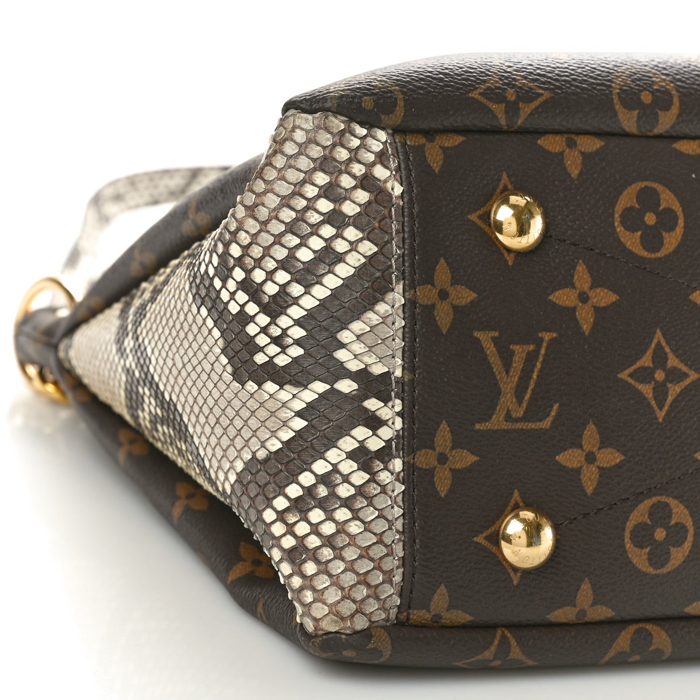 Snakeskin Monogram Pallas Black