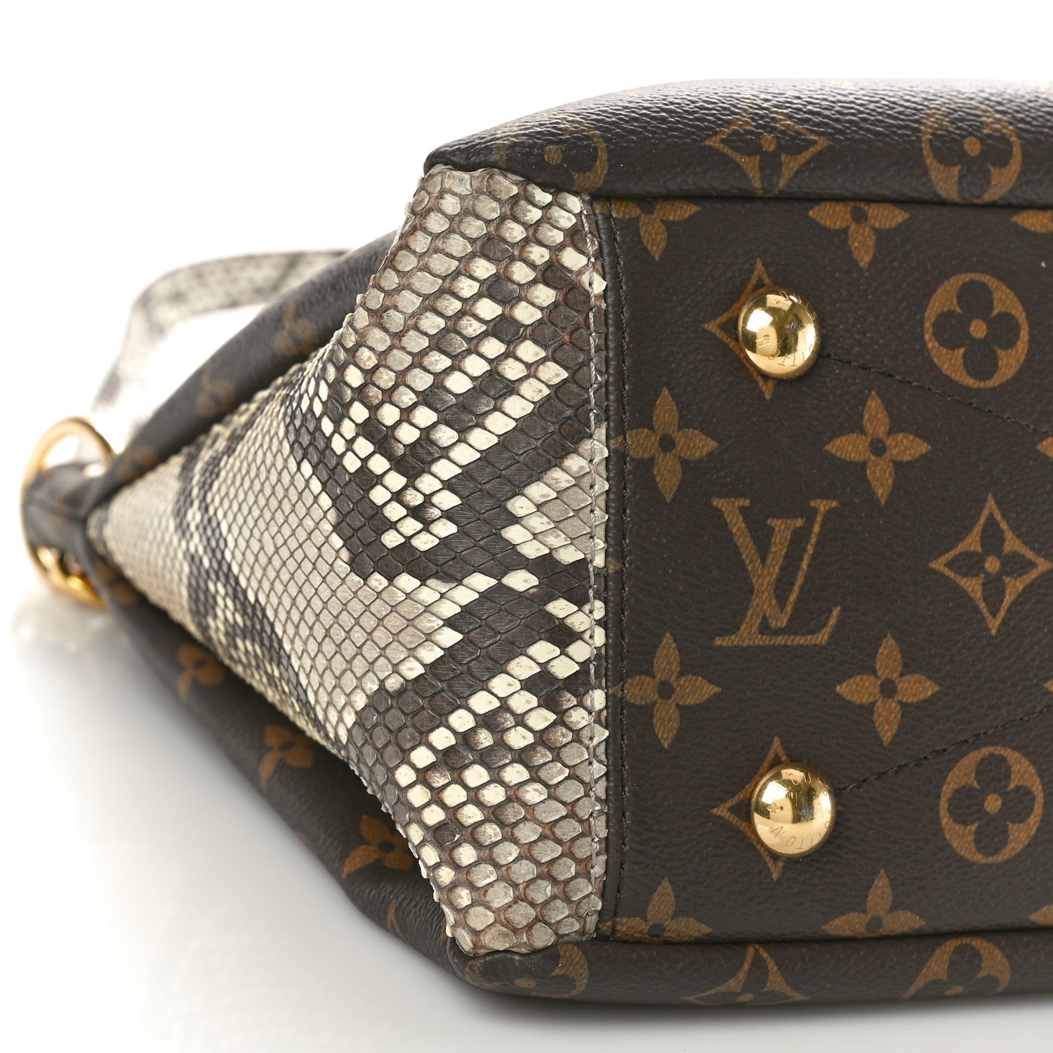 Louis Vuitton Snakeskin Monogram Pallas Black 8 of 9