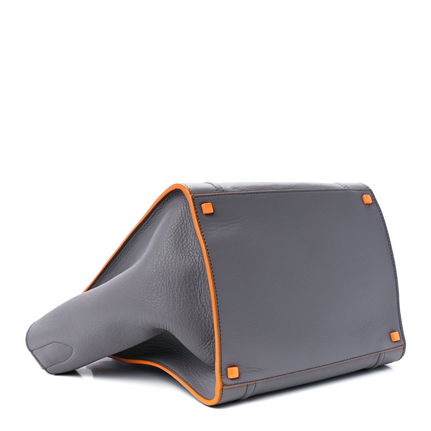 Celine Supple Calfskin Medium Phantom Luggage Grey 4 of 11