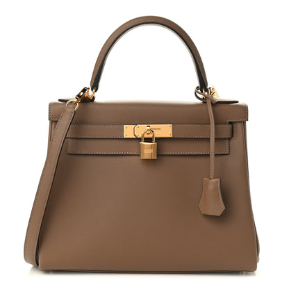 Hermes Evercolor Kelly Retourne 28 Beige De Weimar 1 of 11