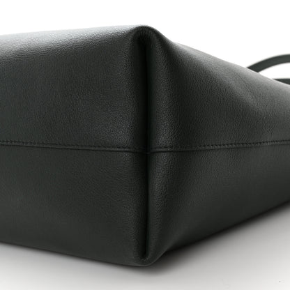 Saint Laurent Calfskin Large Shopping Tote Dark Green 11 of 11