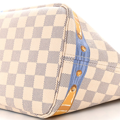 Louis Vuitton Damier Azur Summer Trunks Neo Neverfull MM 12 of 19