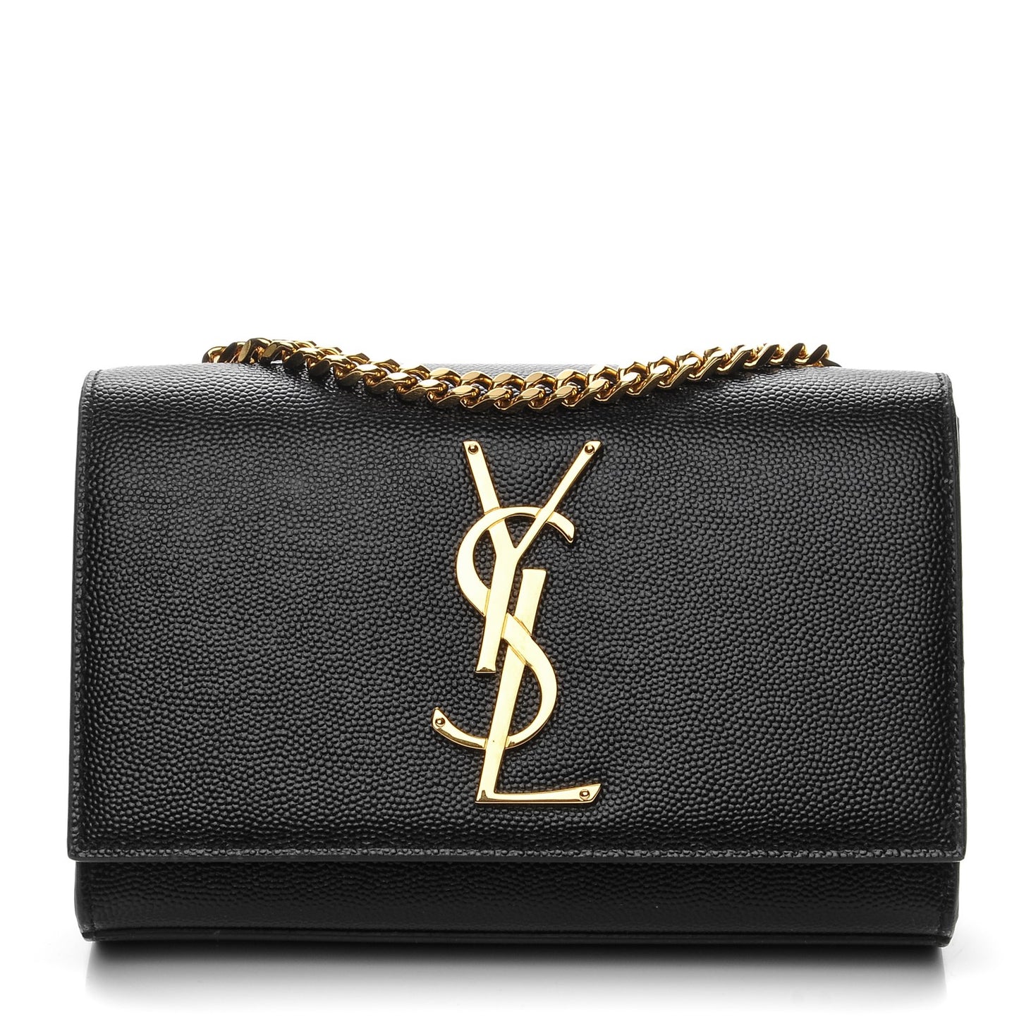Grain De Poudre Small Monogram Kate Satchel Black