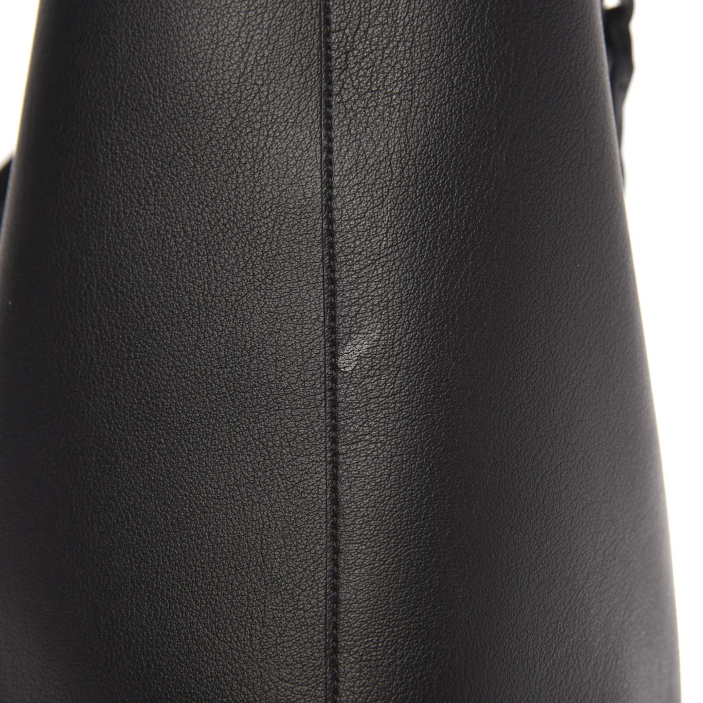 Calfskin Large Shopping Tote Black