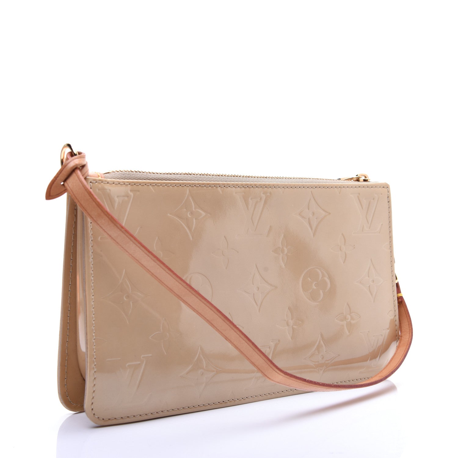 Louis Vuitton Vernis Lexington Pochette Beige 4 of 11