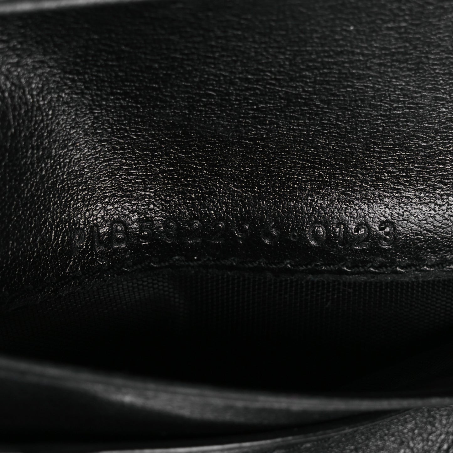 Shiny Calfskin Crocodile Embossed Monogram Uptown Compact Wallet Black
