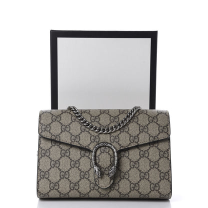 Gucci GG Supreme Monogram Mini Dionysus Chain Wallet Beige Black 11 of 11