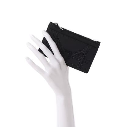 Christian Dior Ultra Matte Calfskin Studded Diorama Card Holder Black 2 of 9