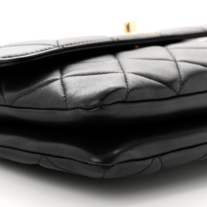 Chanel Lambskin Quilted Medium Trendy CC Flap Black 9 of 11