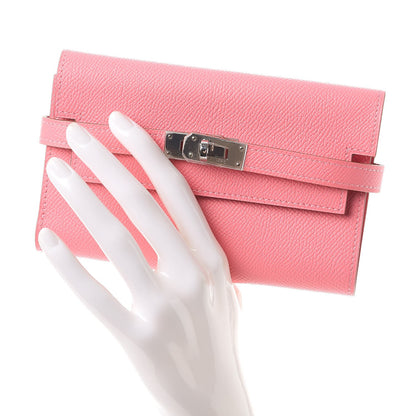 Hermes Epsom Medium Kelly Wallet Rose Confetti 2 of 8