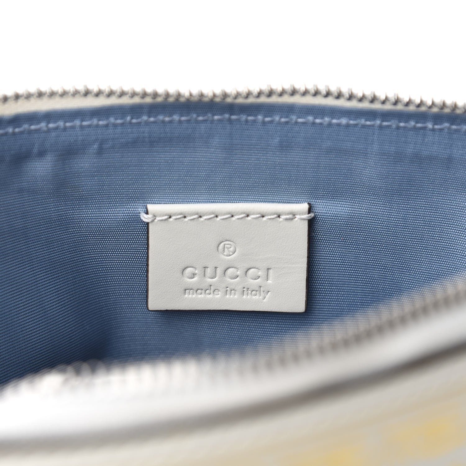 Gucci X SEGA Calfskin GUCCY Stars Mini Dome Shoulder Bag Mystic White Gold 8 of 11