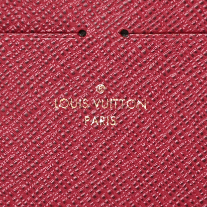Louis Vuitton Calfskin Felicie Card Holder Insert Fuchsia 6 of 6
