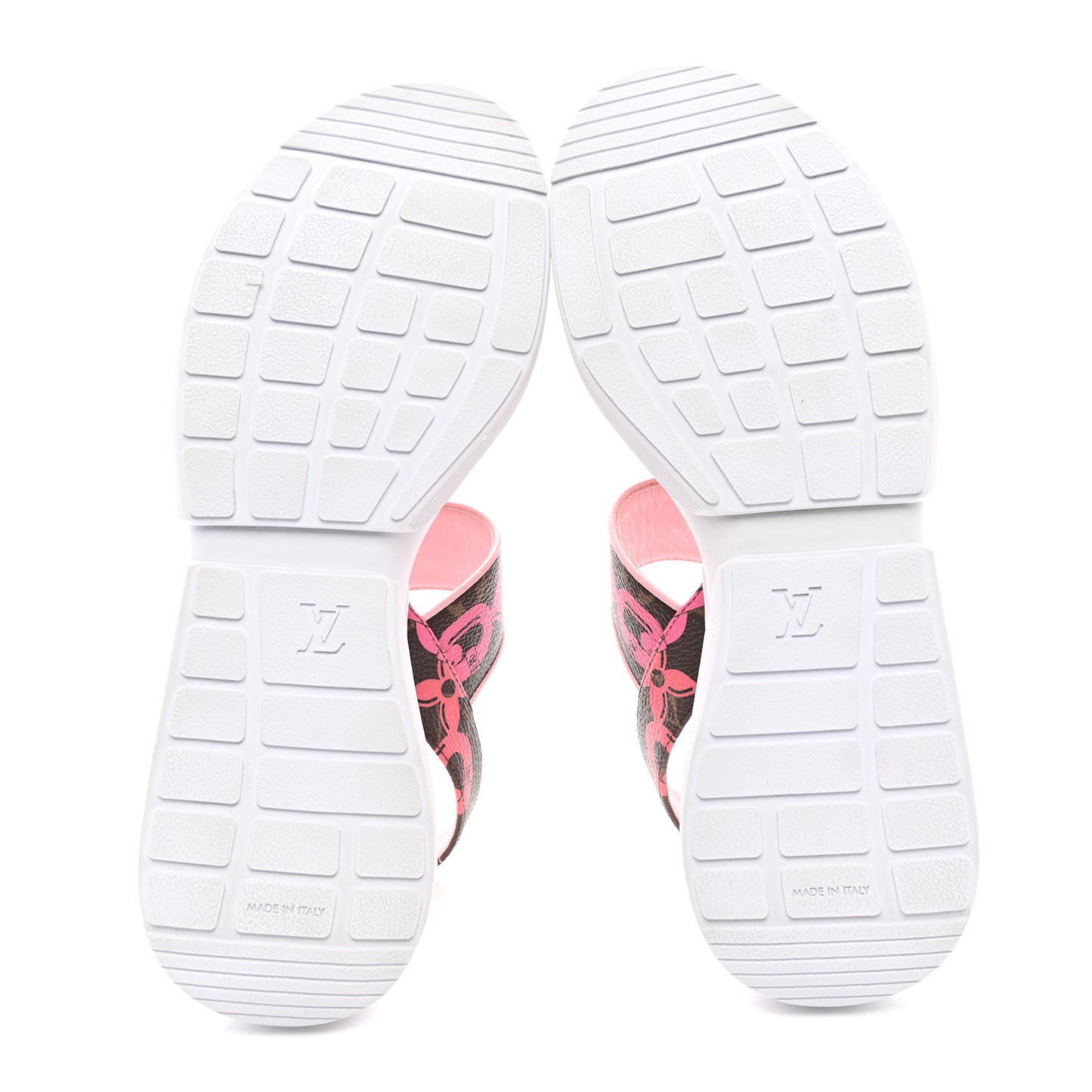 Monogram Bay Flower Harbor Sandals 37.5 Ballerine Poppy