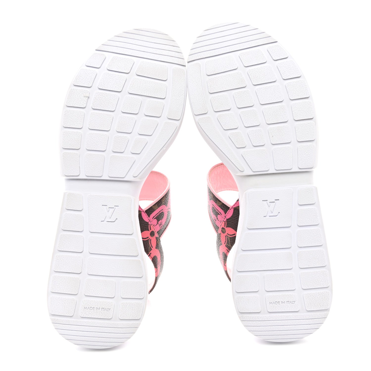 Louis Vuitton Monogram Bay Flower Harbor Sandals 37.5 Ballerine Poppy 5 of 9