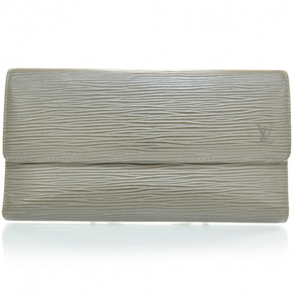 Louis Vuitton Epi Porte Tresor International Wallet Pepper 1 of 7