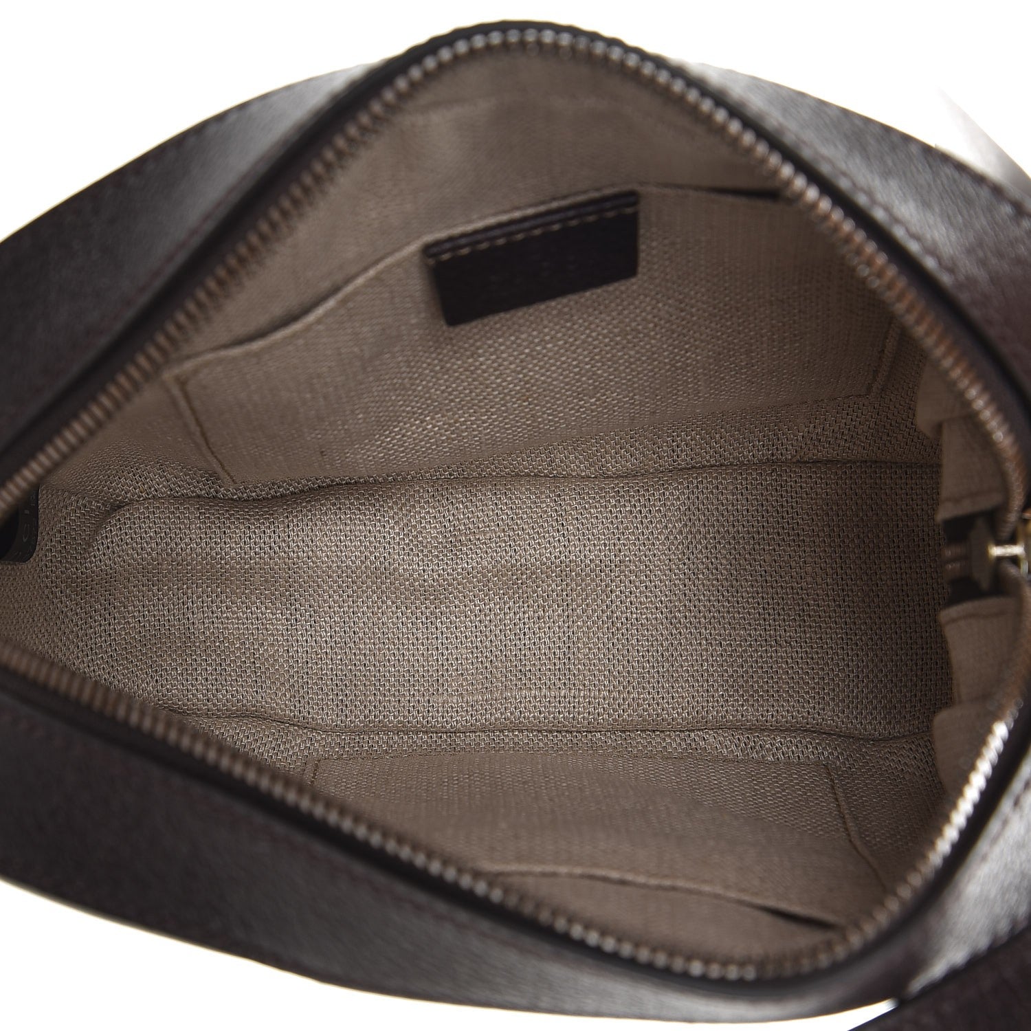Gucci Textured Calfskin Web Small Webby Bee Shoulder Bag Brown Coffee 5 of 7