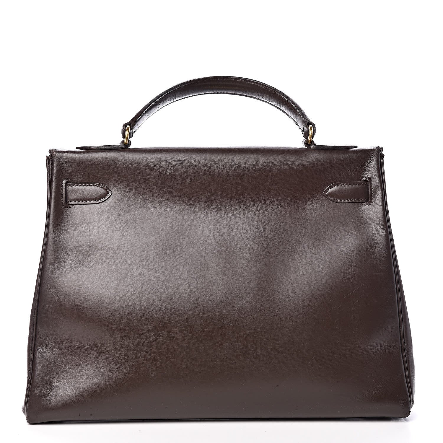 Hermes Box Kelly Retourne 32 Chocolate 46 of 64