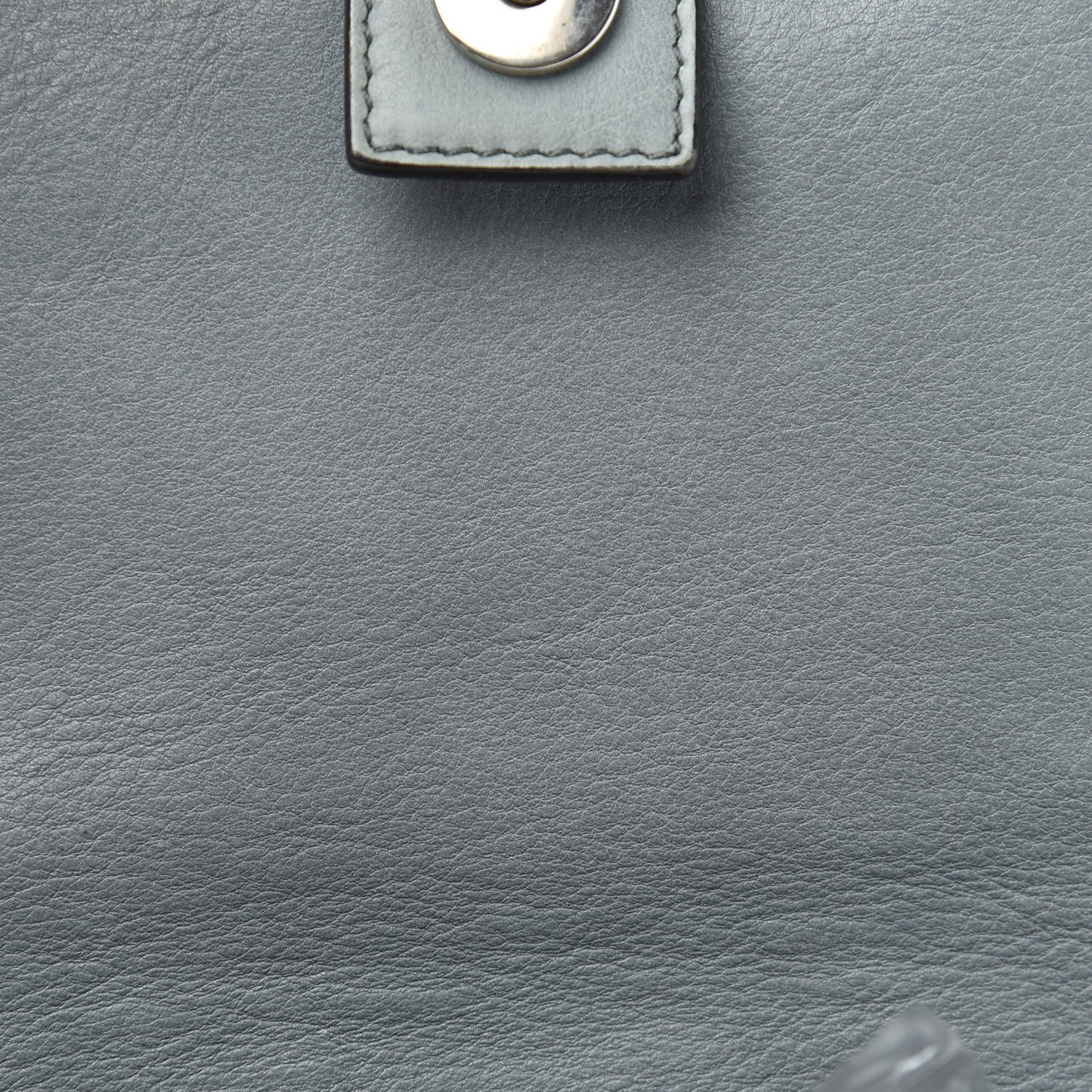Suede Calfskin Small Faye Backpack Washed Blue
