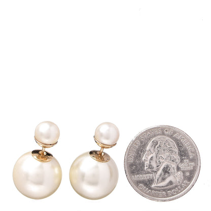 Christian Dior Pearl Mise En Dior Tribal Earrings 2 of 4