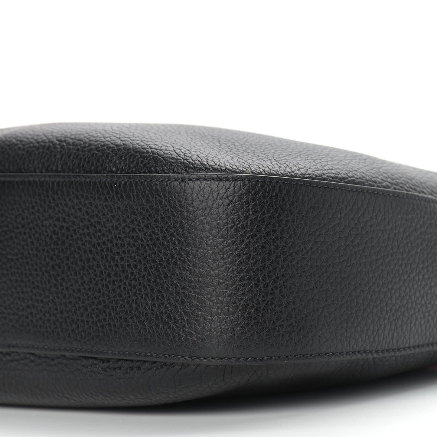 Vitello Phenix Zippered Messenger Hobo Black