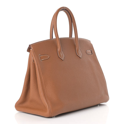Hermes Togo Birkin 35 Gold 3 of 11