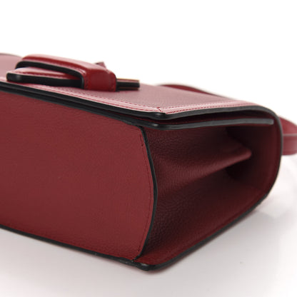 Loewe Grained Calfskin Medium Barcelona Shoulder Bag Scarlet Red 7 of 9