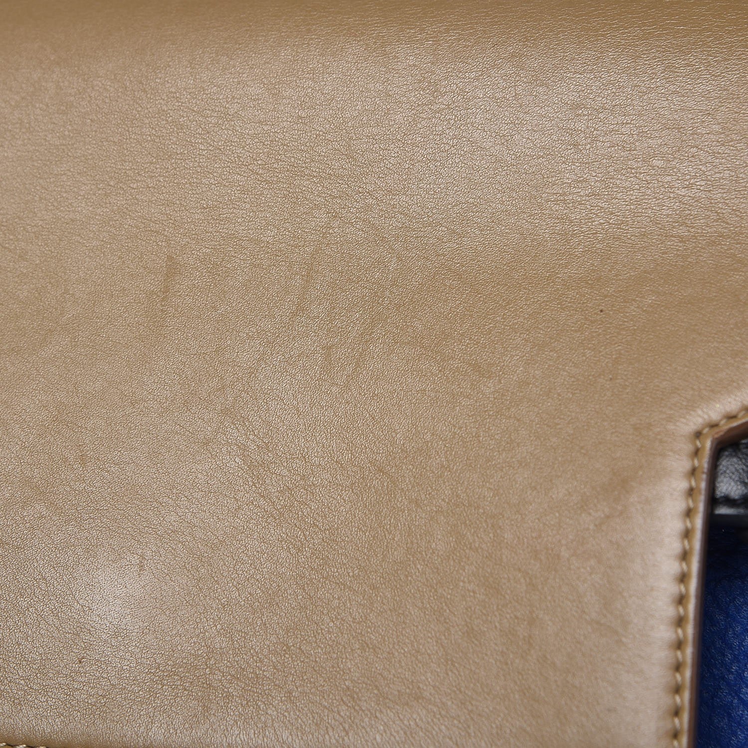 Celine Elephant Calfskin Mini Tri-Color Belt Bag Indigo 9 of 15