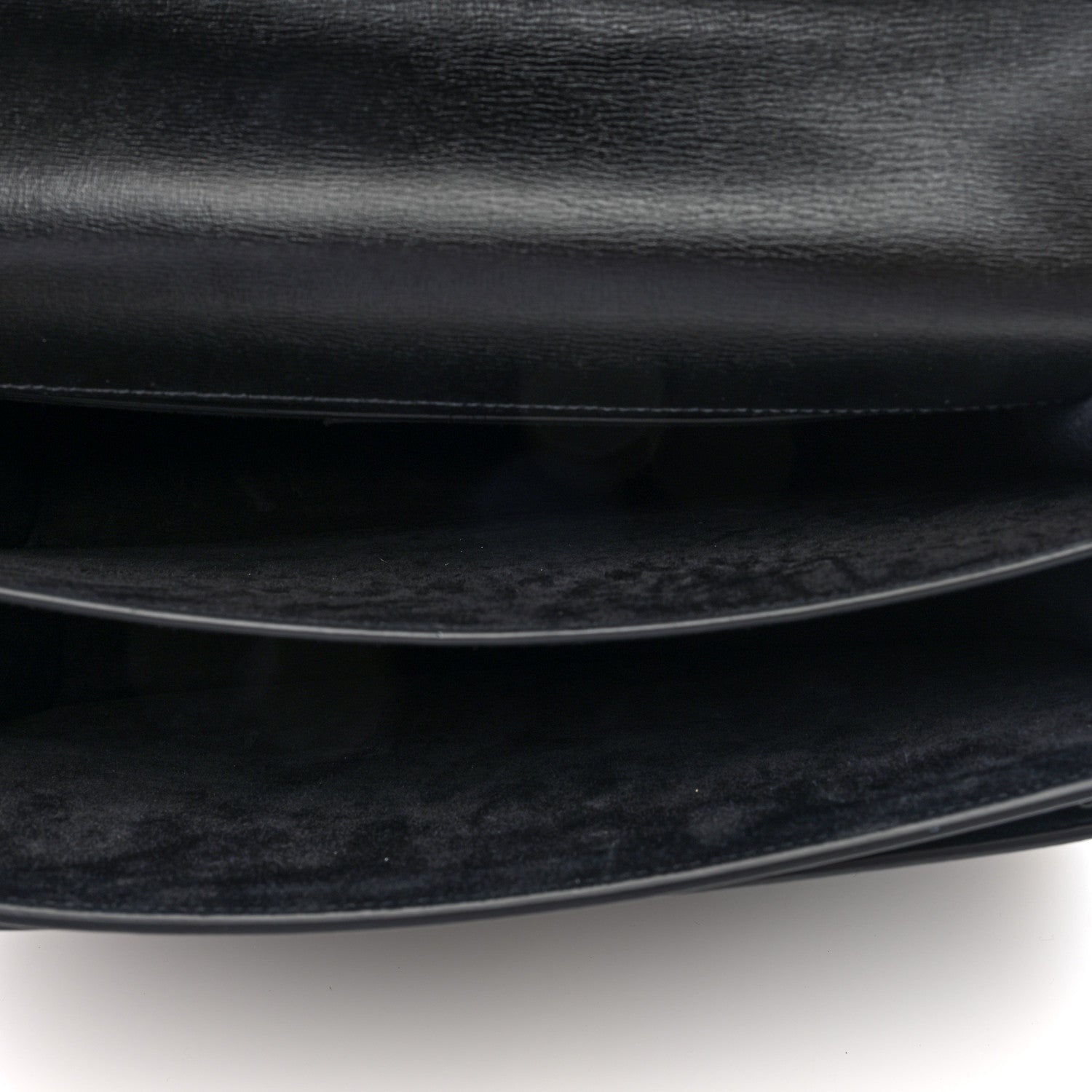 Saint Laurent Calfskin Large Monogram Sunset Black 5 of 9