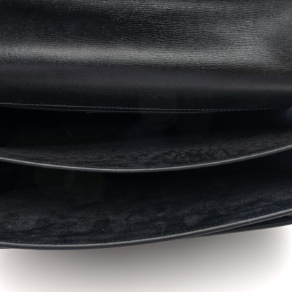 Saint Laurent Calfskin Large Monogram Sunset Black 5 of 9