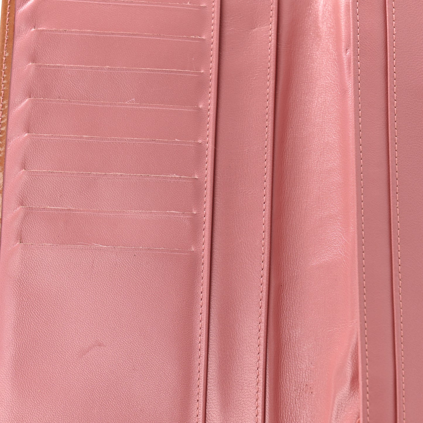 Patent CC Yen Wallet Pink