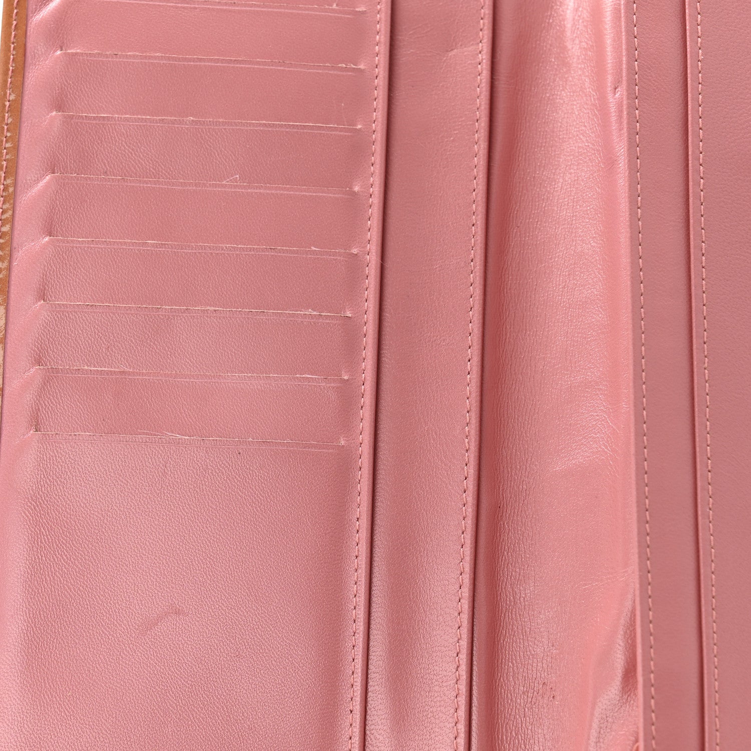 Chanel Patent CC Yen Wallet Pink 10 of 11