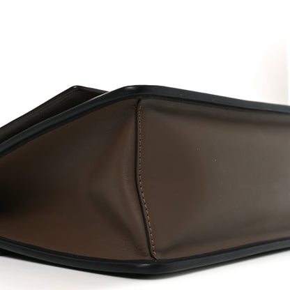 Fendi Vitello Century F is Fendi Bi-Color FF 1974 Embossed Kan I Shoulder Bag Maya Black 16 of 19