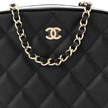 Chanel Caviar Quilted Vanity With Chain Black 9 of 12
