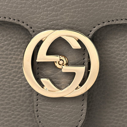Gucci Dollar Calfskin Small Interlocking G Shoulder Bag Loess 8 of 10